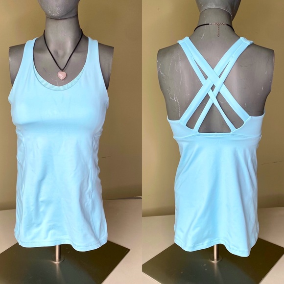 lululemon athletica Tops - Lululemon athletic tank blue size 6